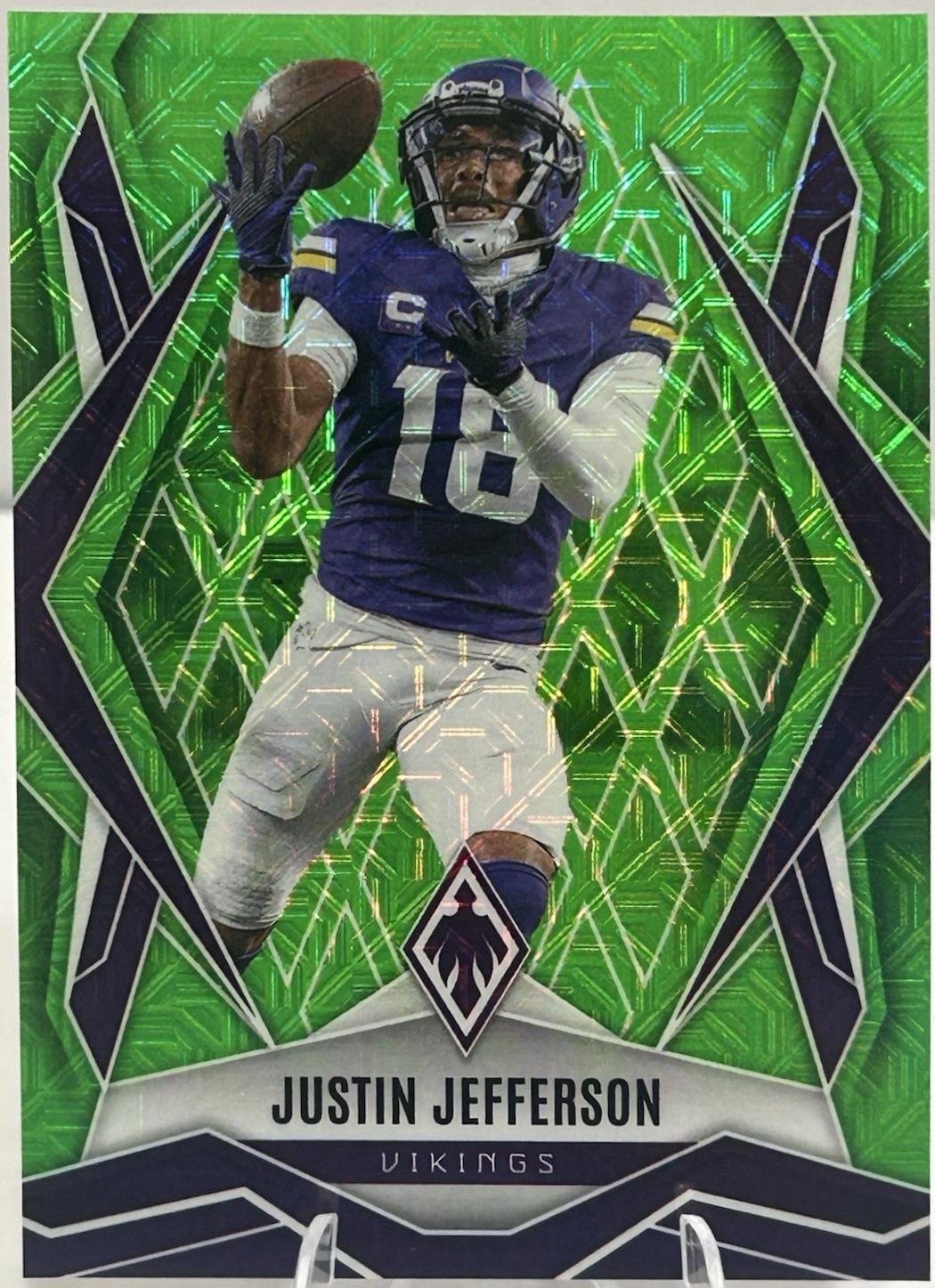 Justin Jefferson [Lime Green Mojo] #135
