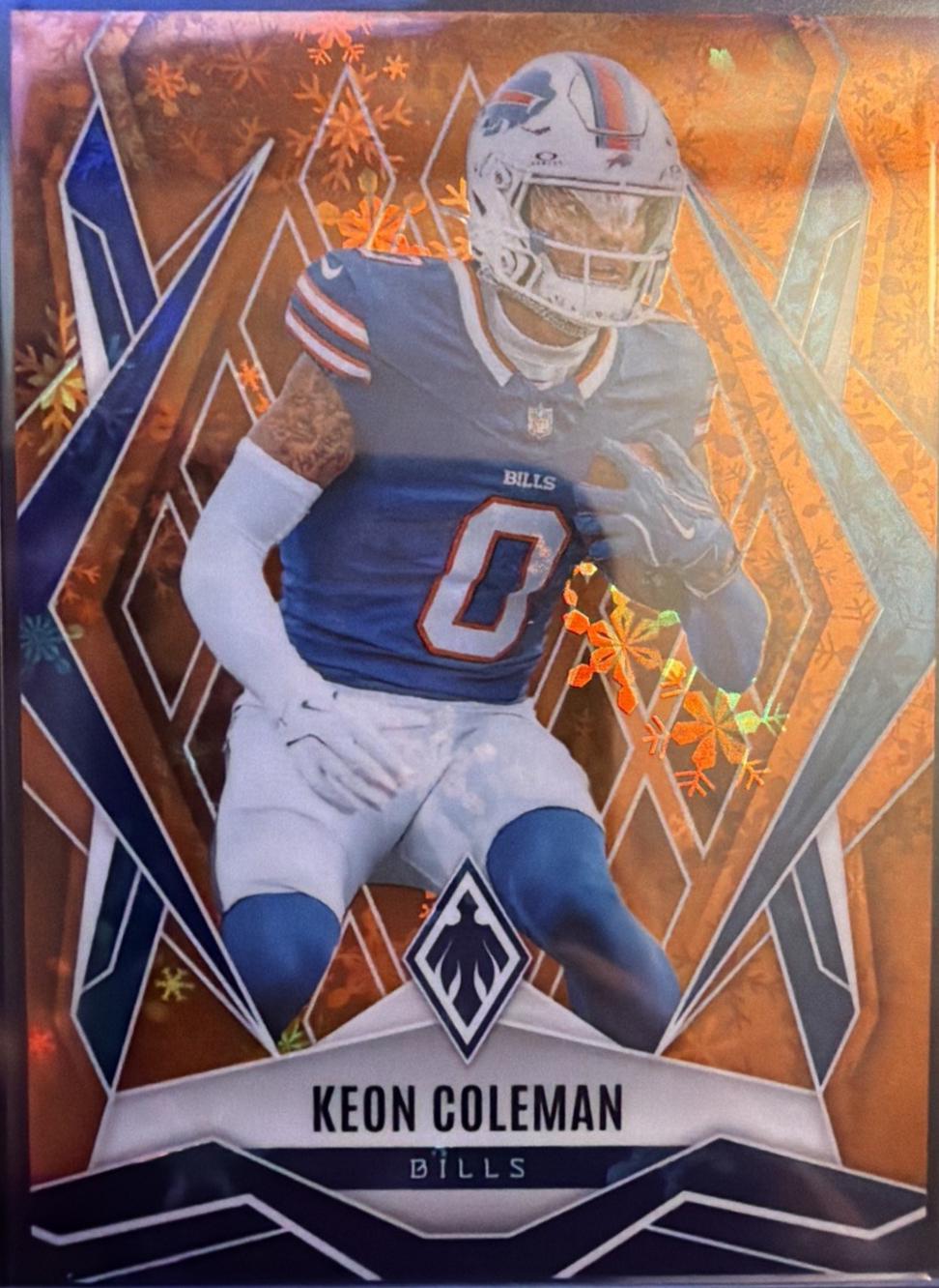 Keon Coleman [Orange Winter] #25
