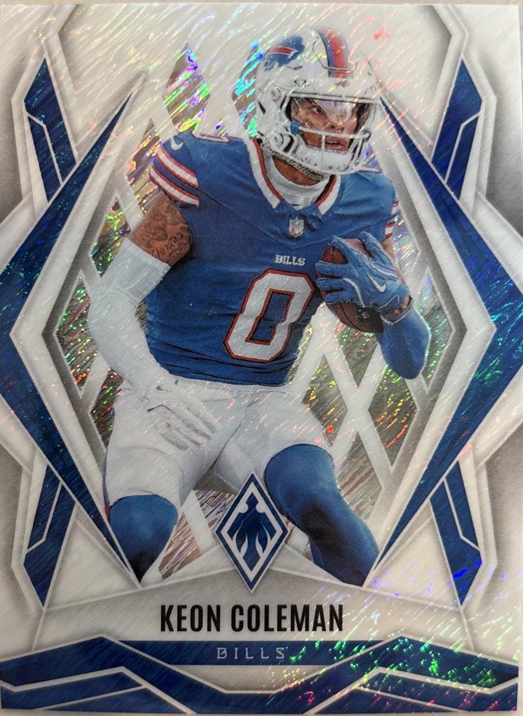 Keon Coleman [White Shimmer] #25