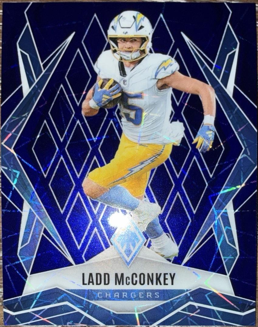 Ladd McConkey [Blue Lazer] #66