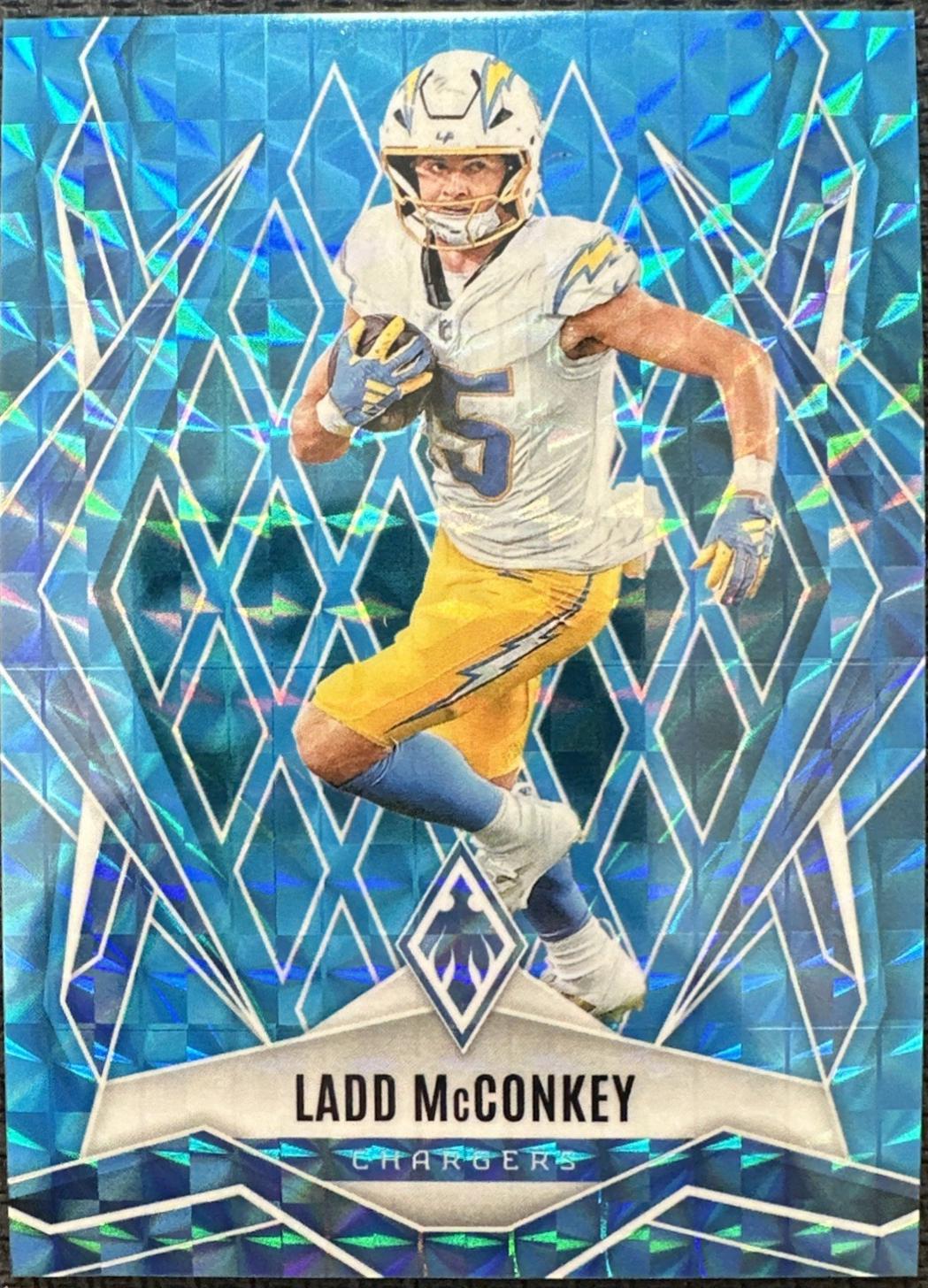 Ladd McConkey [Light Blue Pyramids] #66
