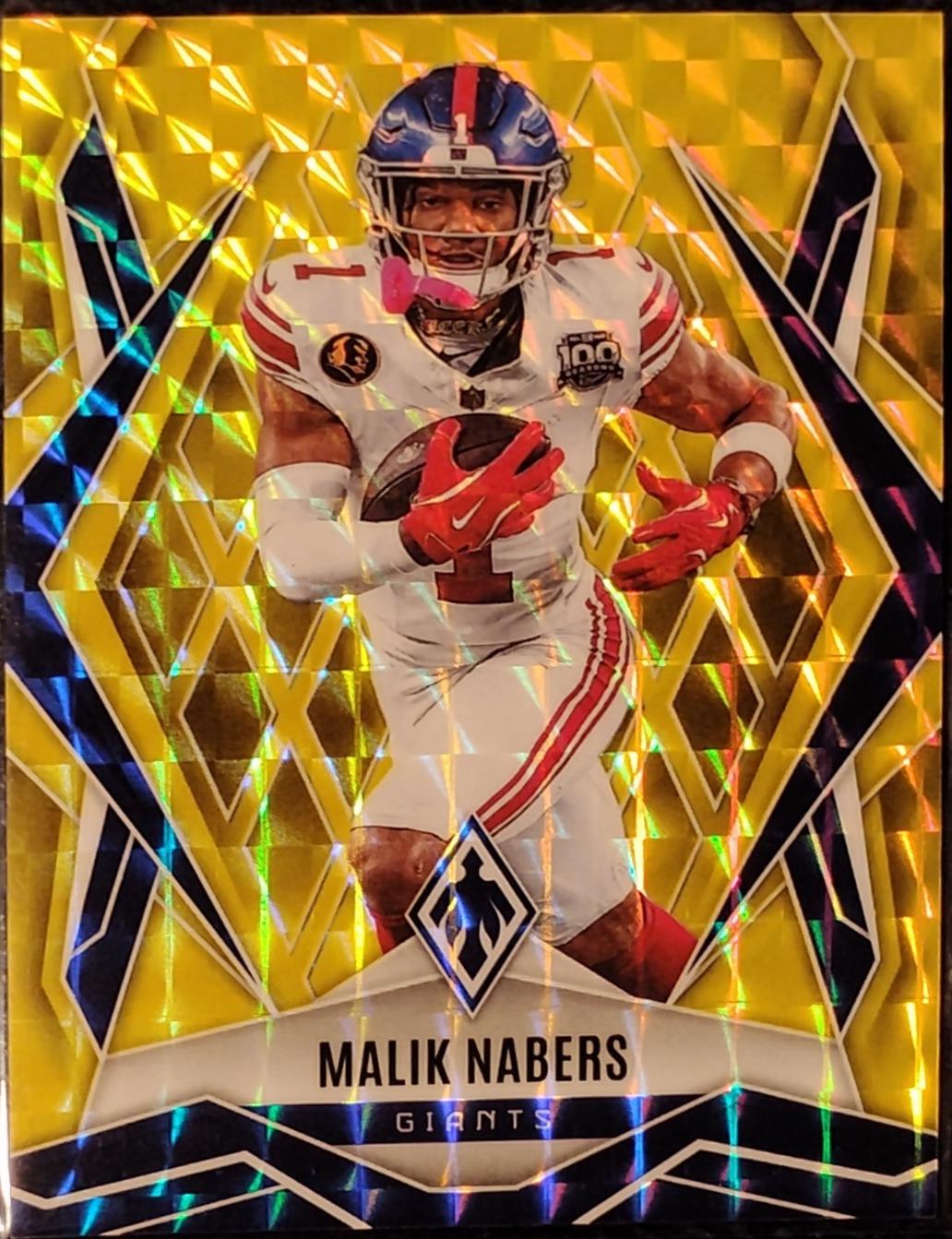 Malik Nabers [Gold Pyramids] #143