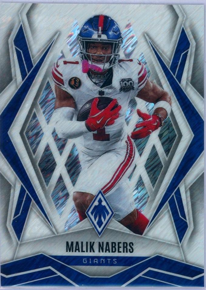 Malik Nabers [White Shimmer] #143