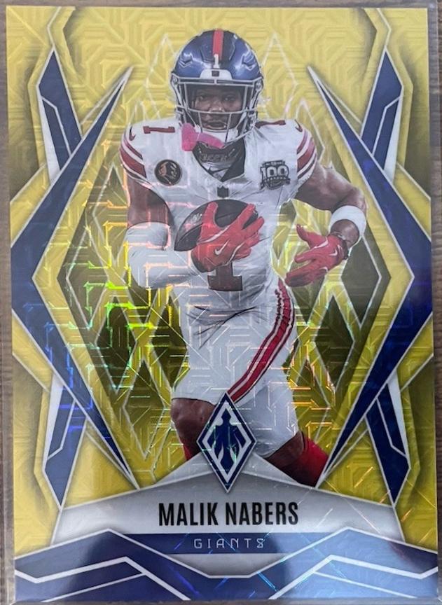 Malik Nabers [Yellow Mojo] #143