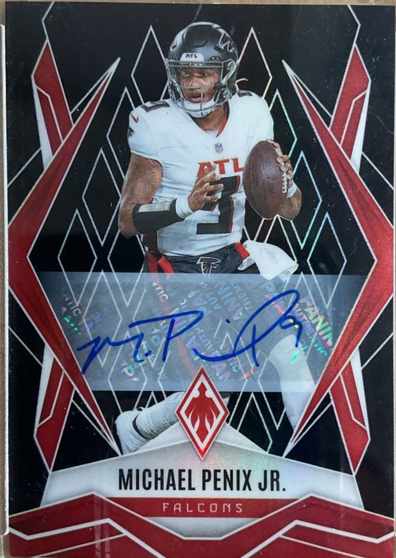 Michael Penix Jr. [Black Autograph] #7
