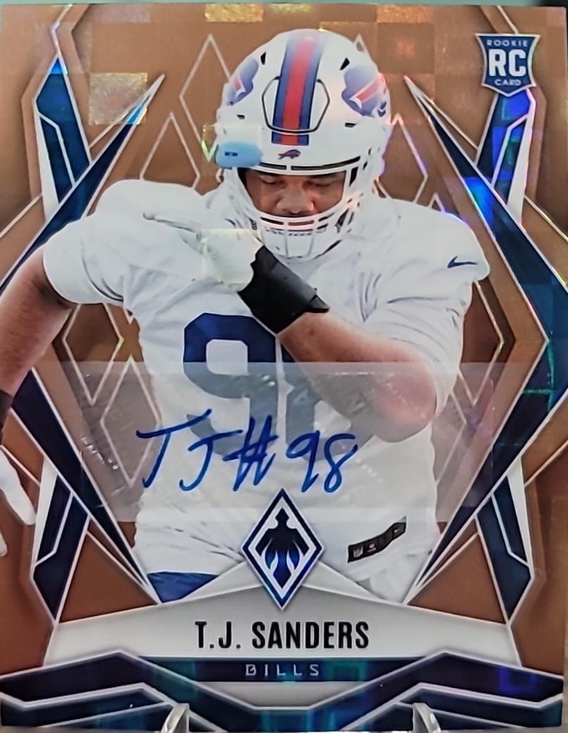 T.J. Sanders [Bronze Pandora Autograph] #181