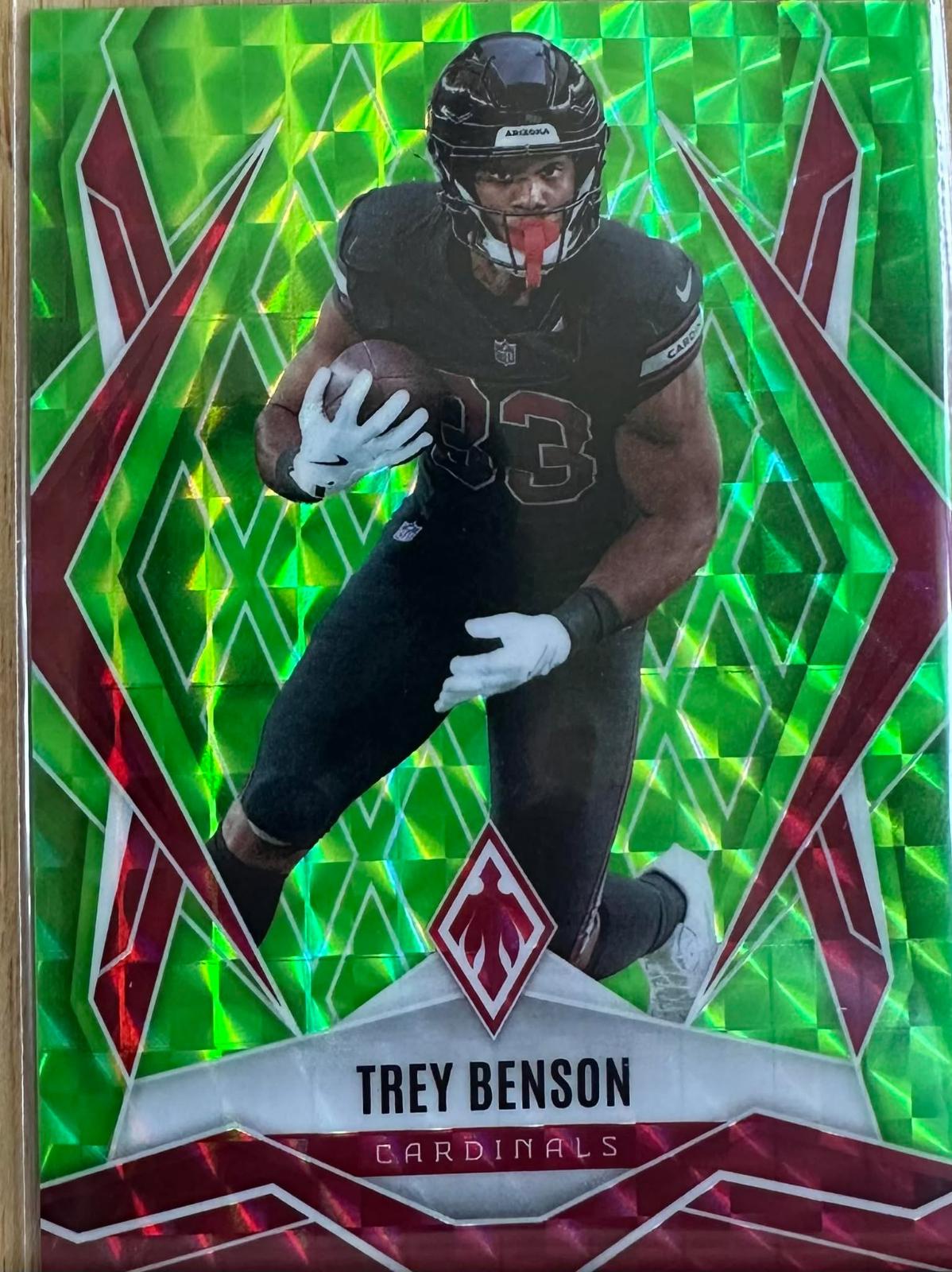 Trey Benson [Lime Green Pyramids] #27