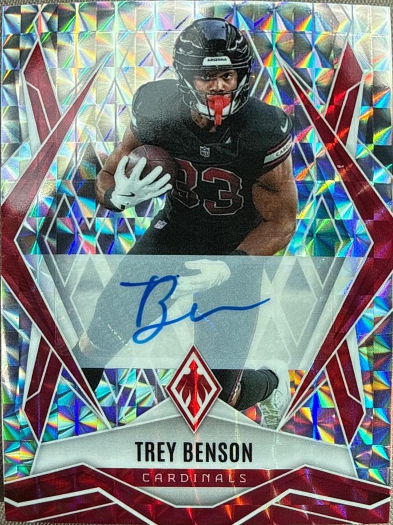 Trey Benson [Red Autograph] #27