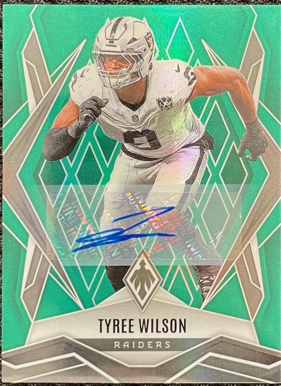 Tyree Wilson [Green Autograph] #104