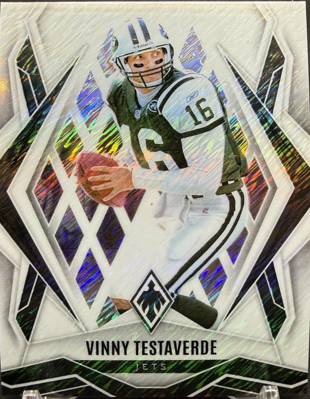 Vinny Testaverde [White Shimmer] #65
