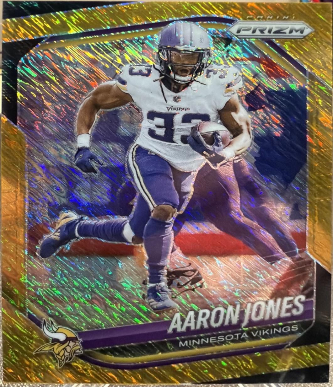 Aaron Jones [Gold Shimmer] #7