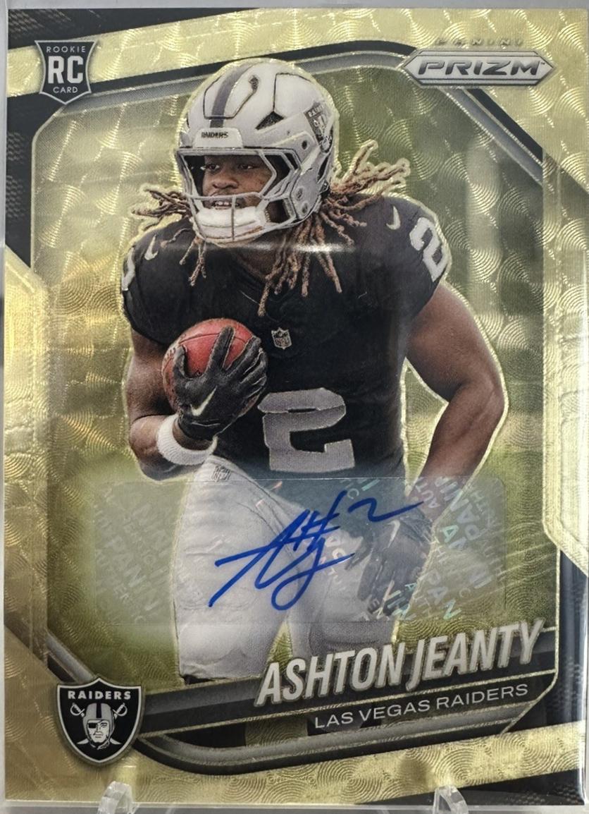 Ashton Jeanty [Autograph Gold Vinyl] #315