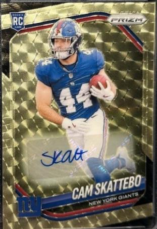 Cam Skattebo [Autograph Gold Vinyl] #363