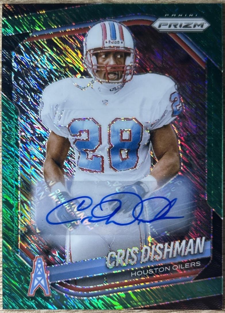 Cris Dishman [Green Shimmer Autograph] #229