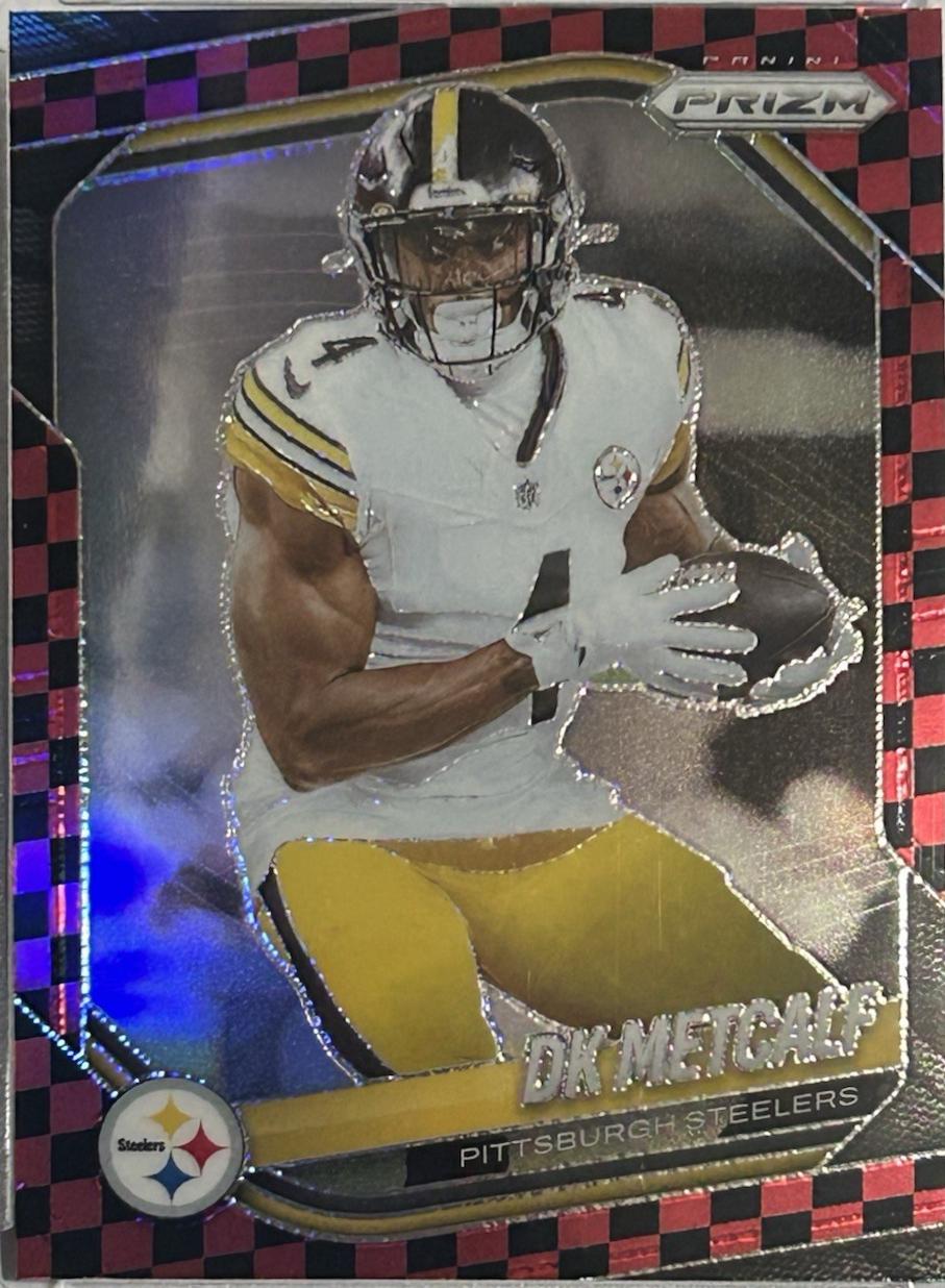 DK Metcalf [Black Red Checker] #12