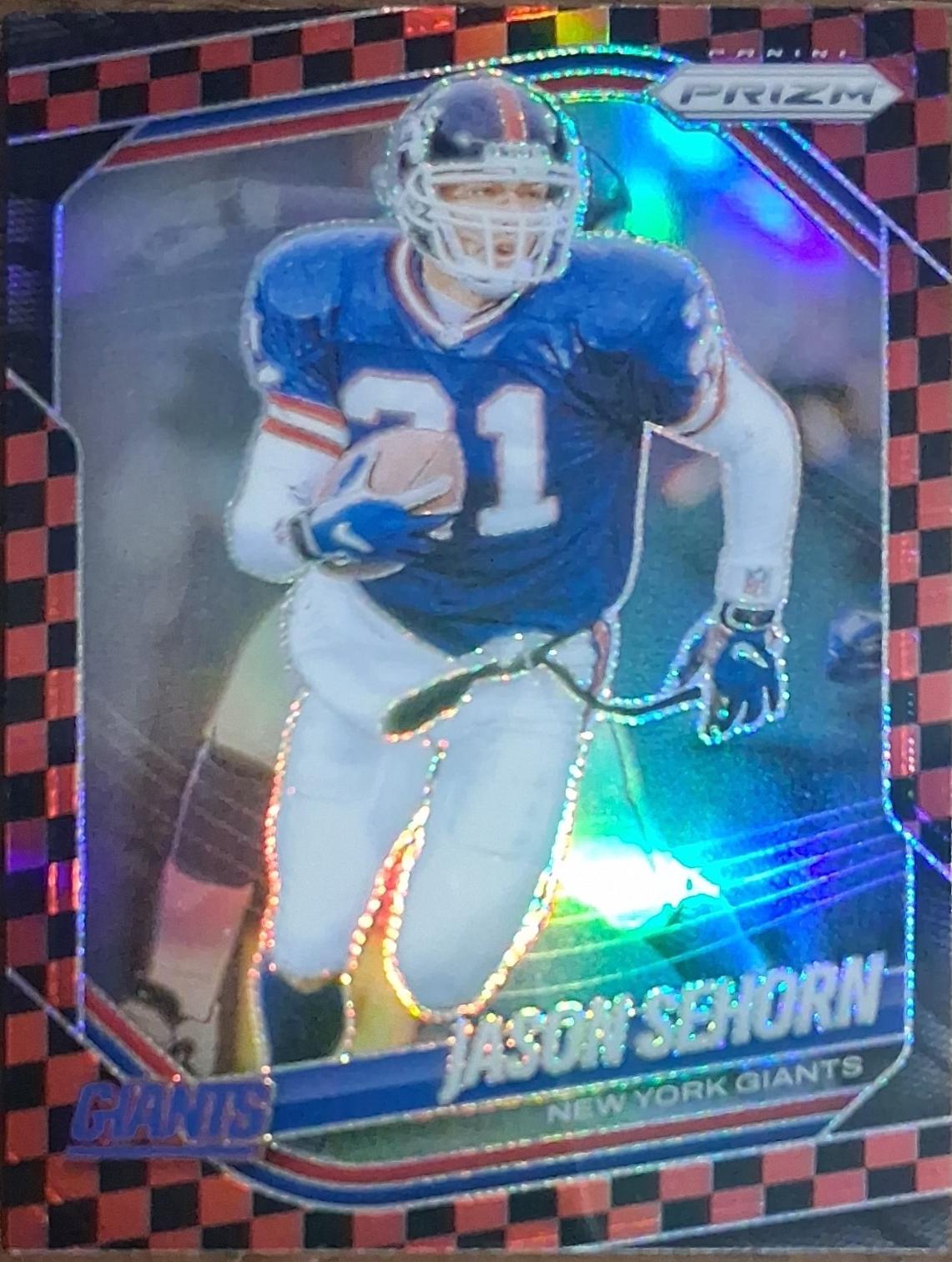 Jason Sehorn [Black White Checker] #29