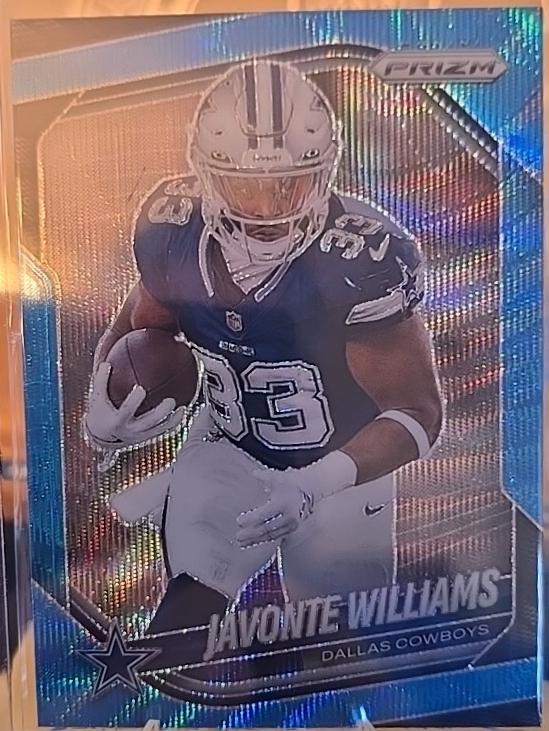 Javonte Williams [Blue Wave] #1