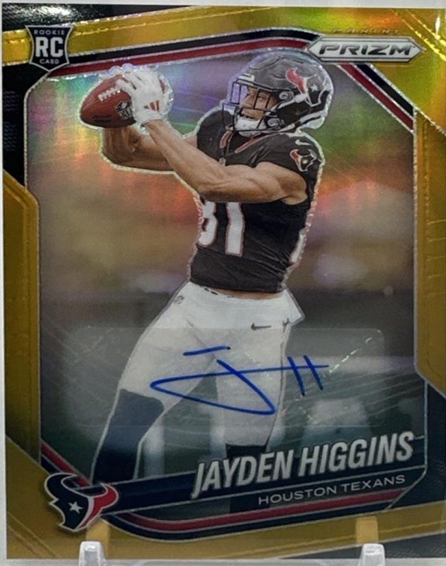 Jayden Higgins [Autograph Gold] #376
