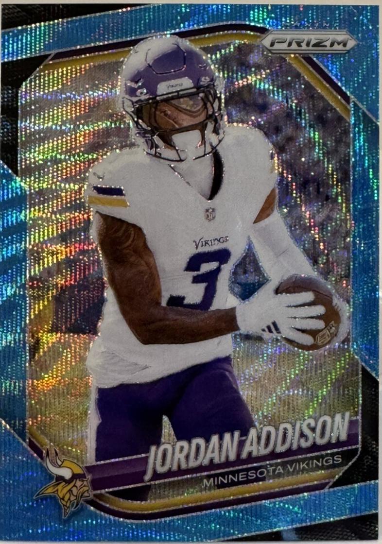 Jordan Addison [Blue Wave] #19