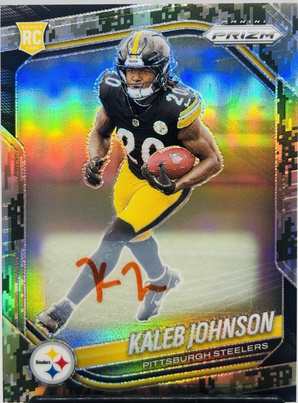 Kaleb Johnson [Autograph Camo] #375