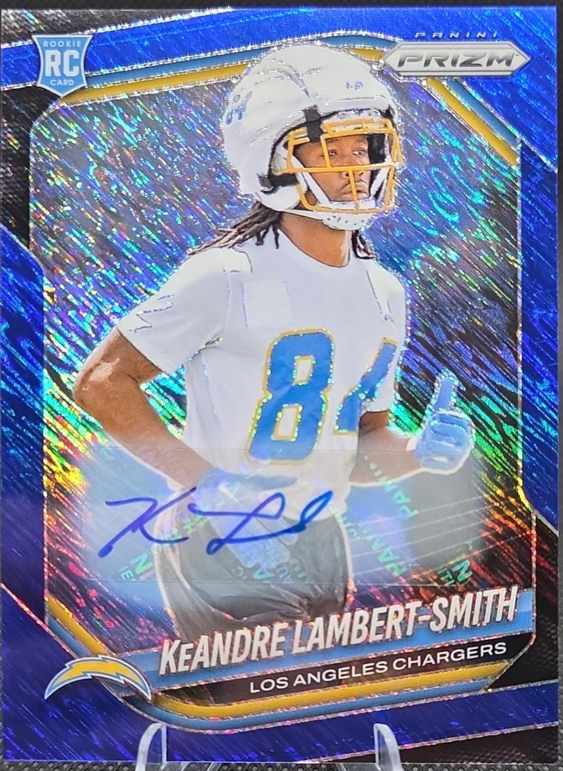 KeAndre Lambert-Smith [Autograph Blue Shimmer] #349