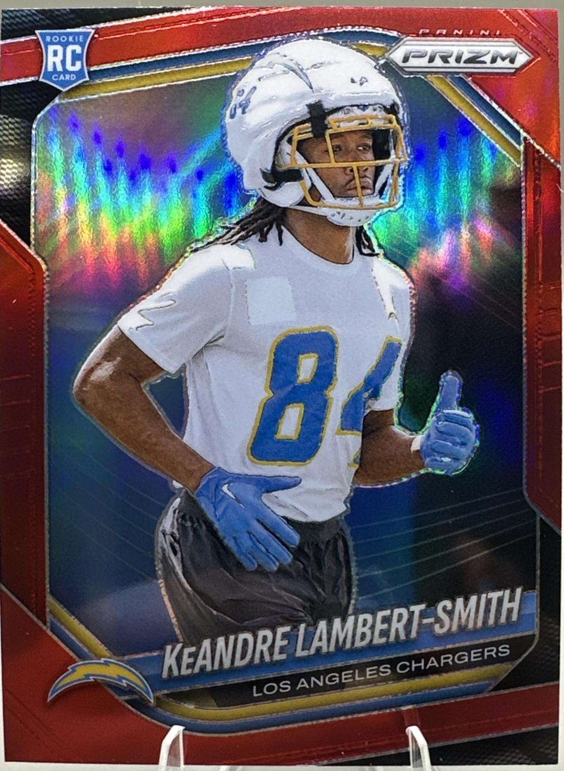 KeAndre Lambert-Smith [Autograph Red Shimmer] #349