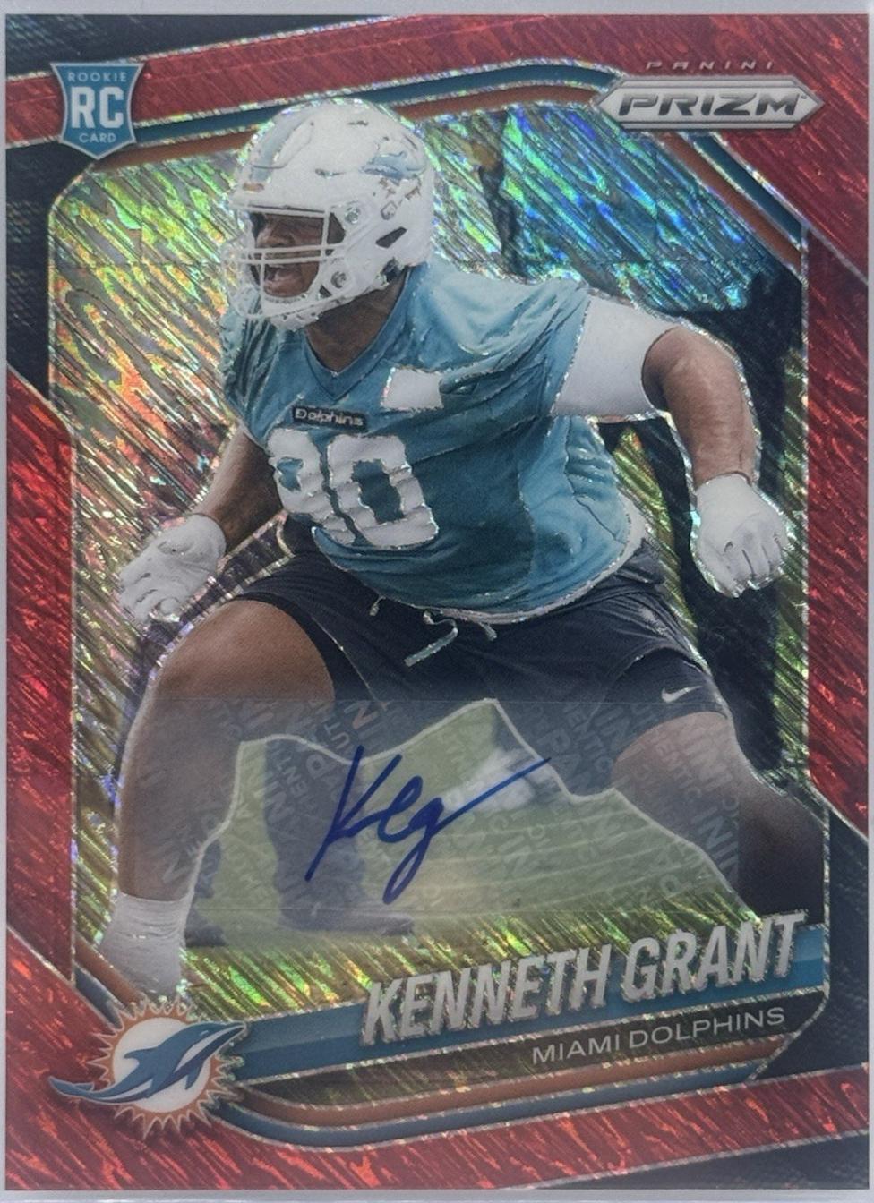 Kenneth Grant [Autograph Red Shimmer] #374