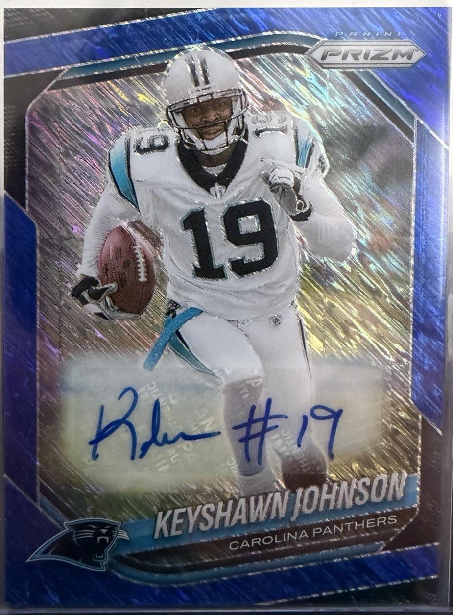 Keyshawn Johnson [Blue Shimmer Autograph] #264