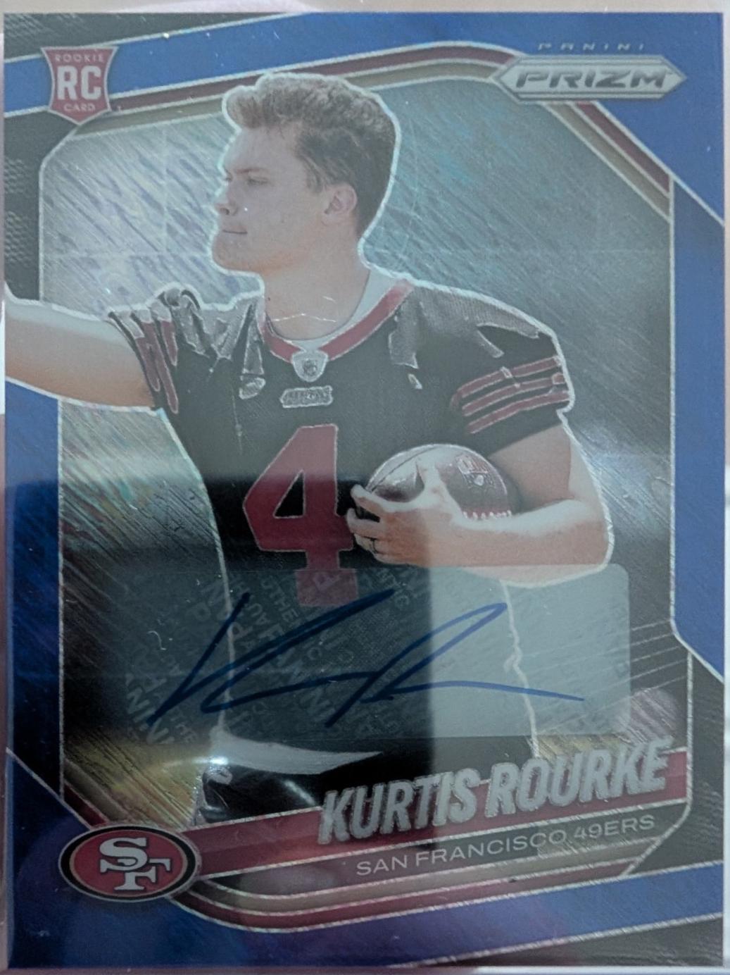 Kurtis Rourke [Autograph Blue Shimmer] #397