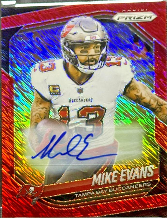 Mike Evans [Red Shimmer Autograph] #225