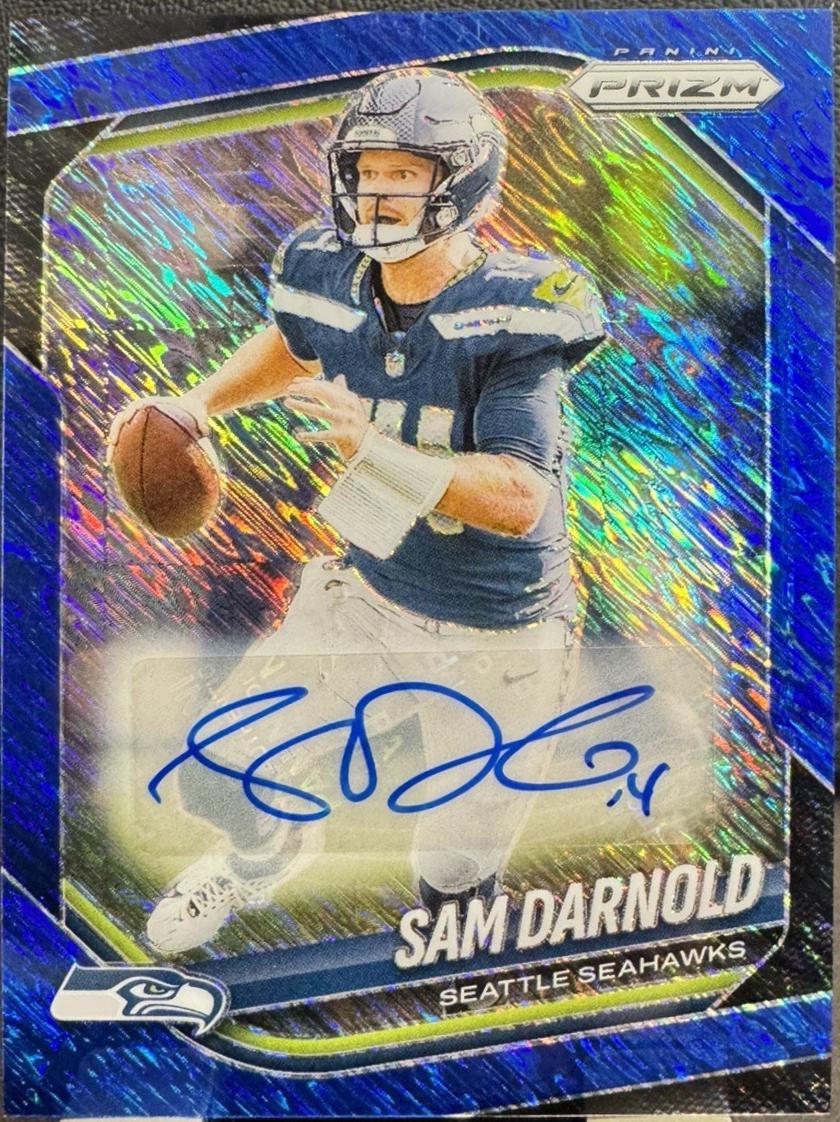 Sam Darnold [Blue Shimmer Autograph] #269