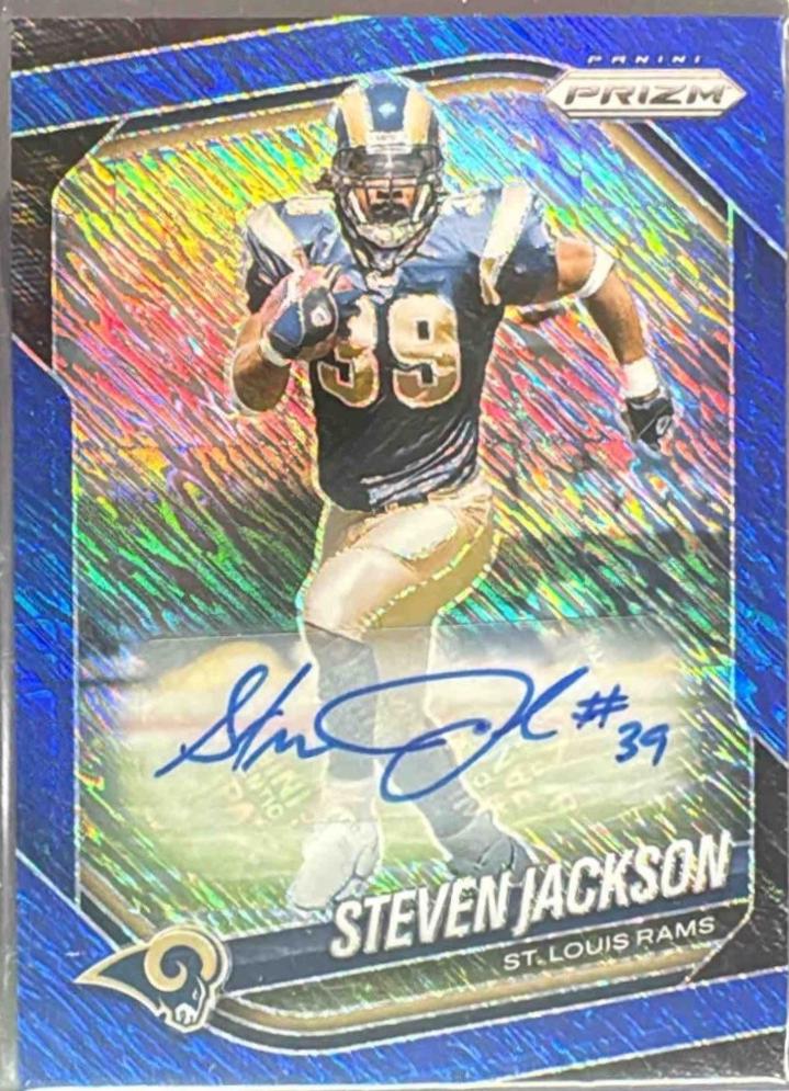 Steven Jackson [Blue Shimmer Autograph] #289