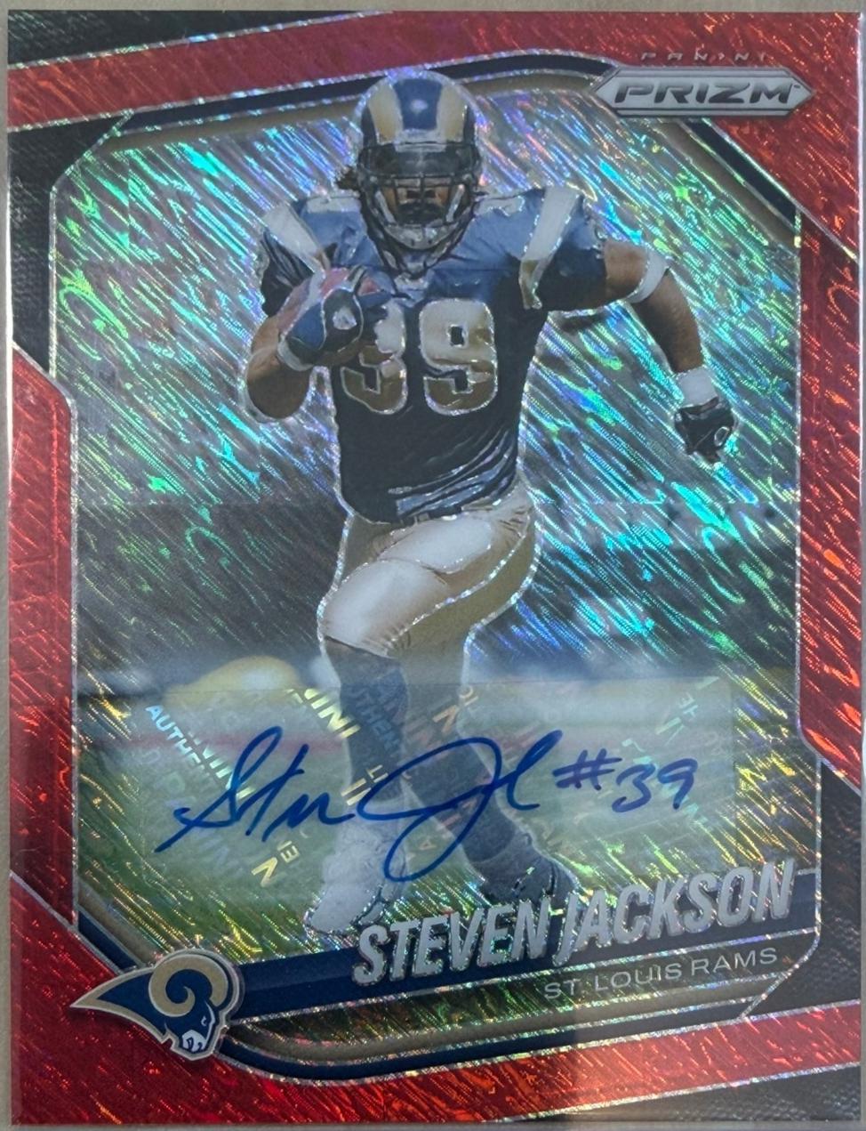 Steven Jackson [Red Shimmer Autograph] #289