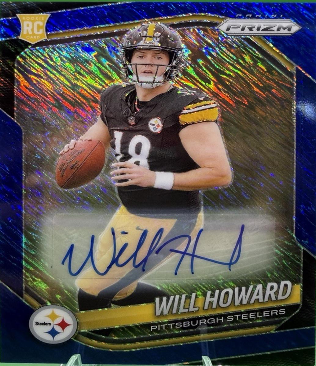 Will Howard [Autograph Blue Shimmer] #367