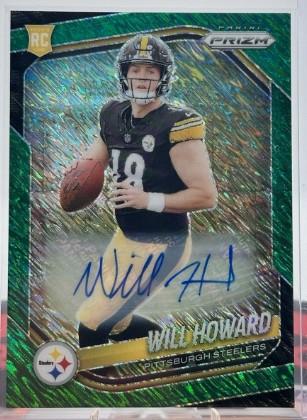 Will Howard [Autograph Green Shimmer] #367