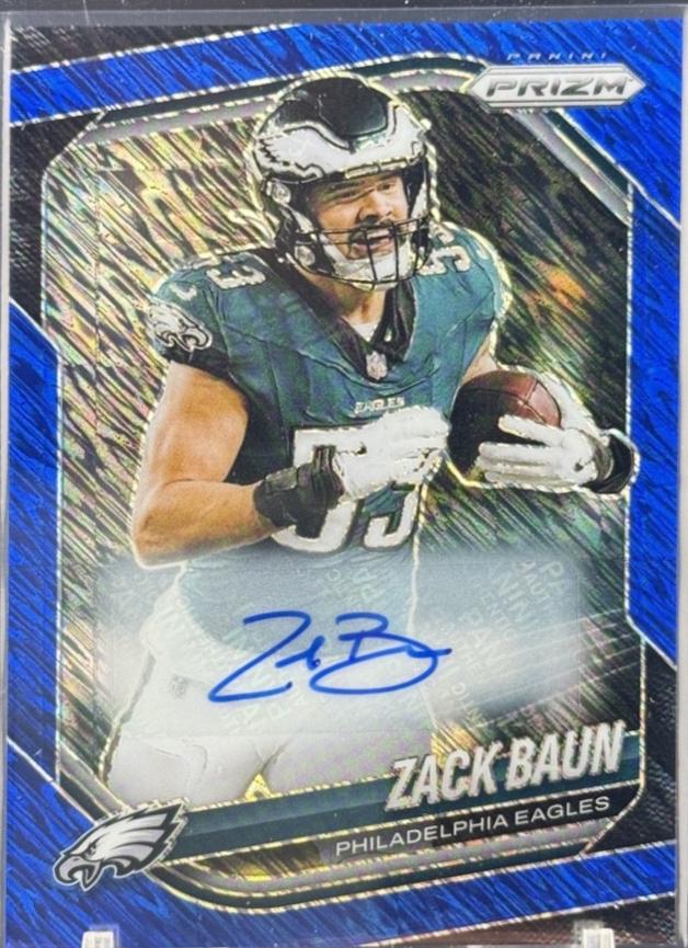 Zack Baun [Blue Shimmer Autograph] #239