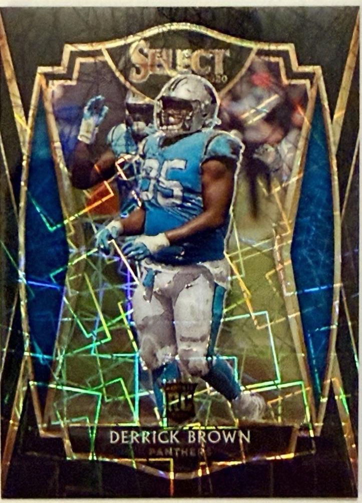 Derrick Brown [Snakeskin Prizm] #187