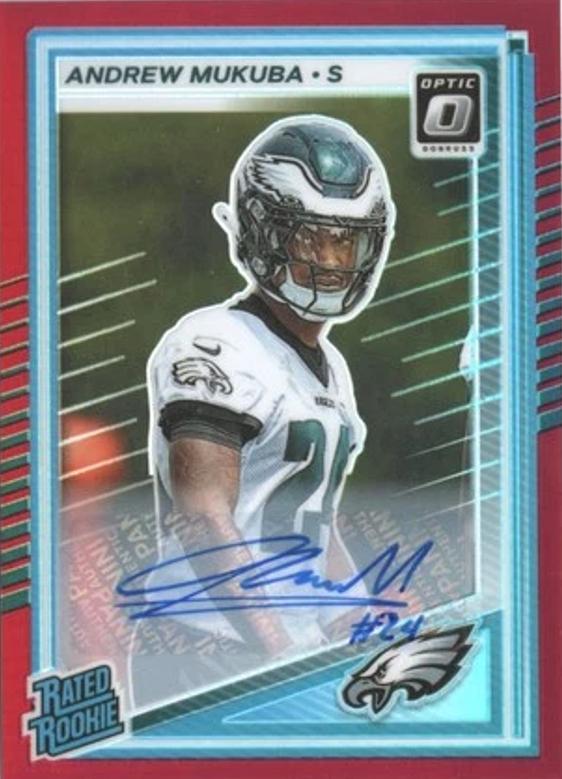 Andrew Mukuba [Red Autograph] #297