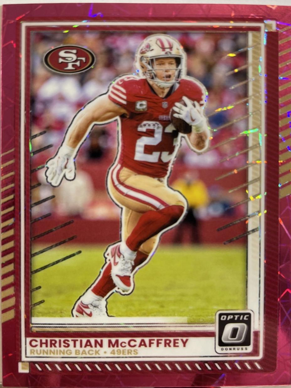 Christian McCaffrey [Pink Velocity] #119