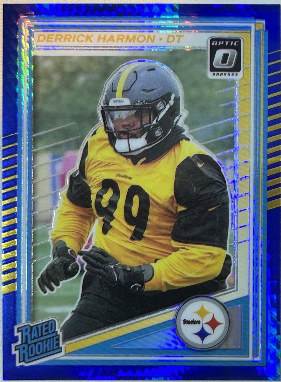 Derrick Harmon [Blue Hyper] #257