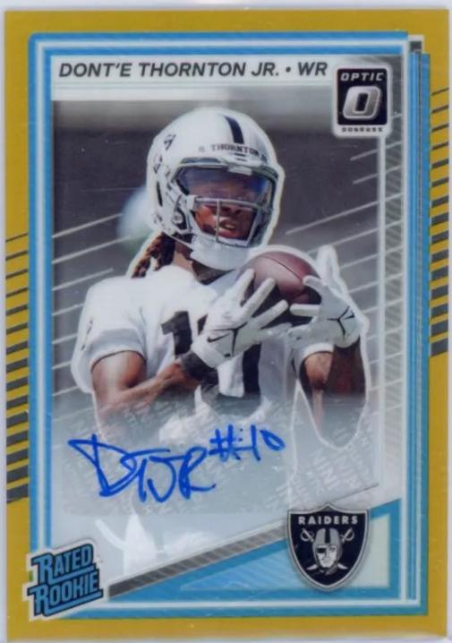 Dont'e Thornton Jr. [Gold Autograph] #279