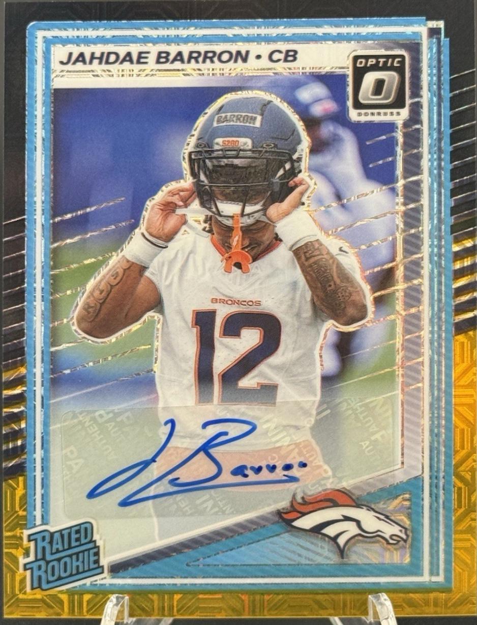 Jahdae Barron [Black Gold Autograph] #207