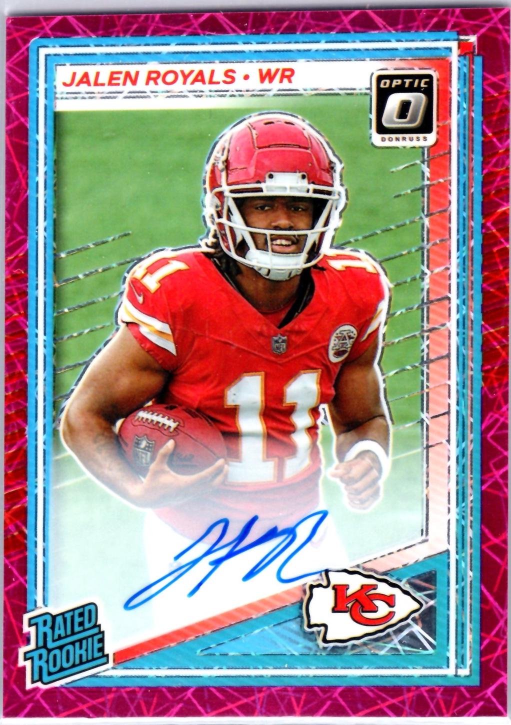 Jalen Royals [Pink Velocity RPS Autograph] #251