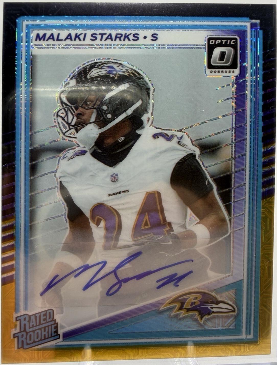 Malaki Starks [Black Gold Autograph] #256
