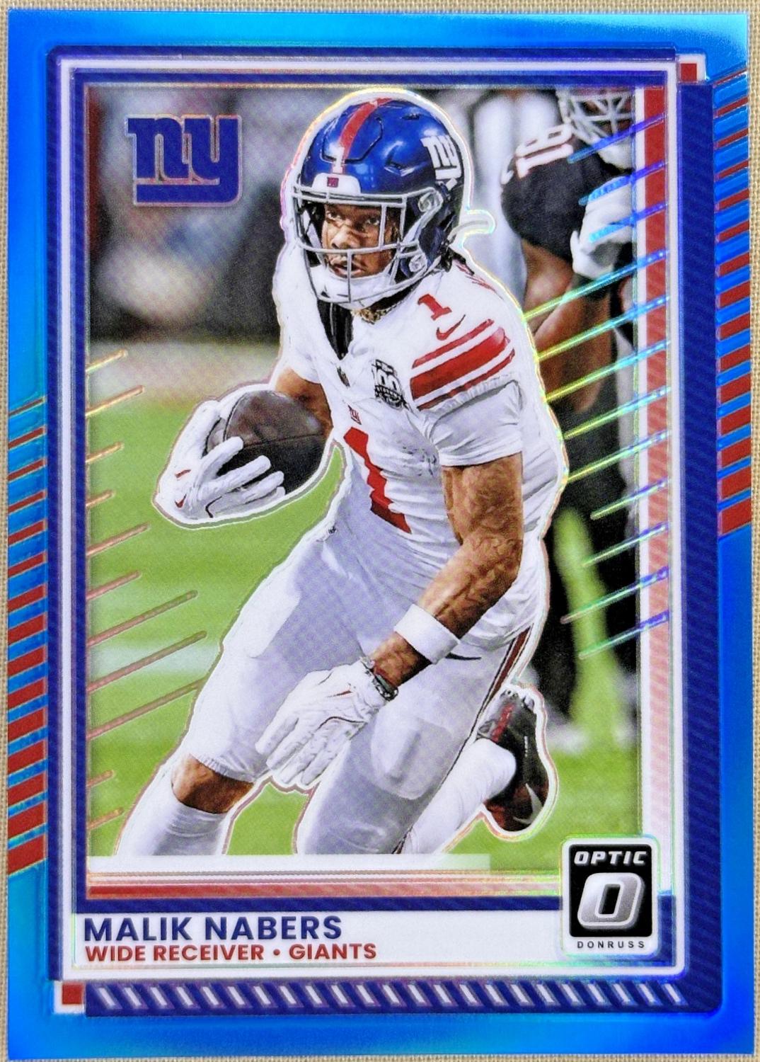 Malik Nabers [Neon Blue] #182