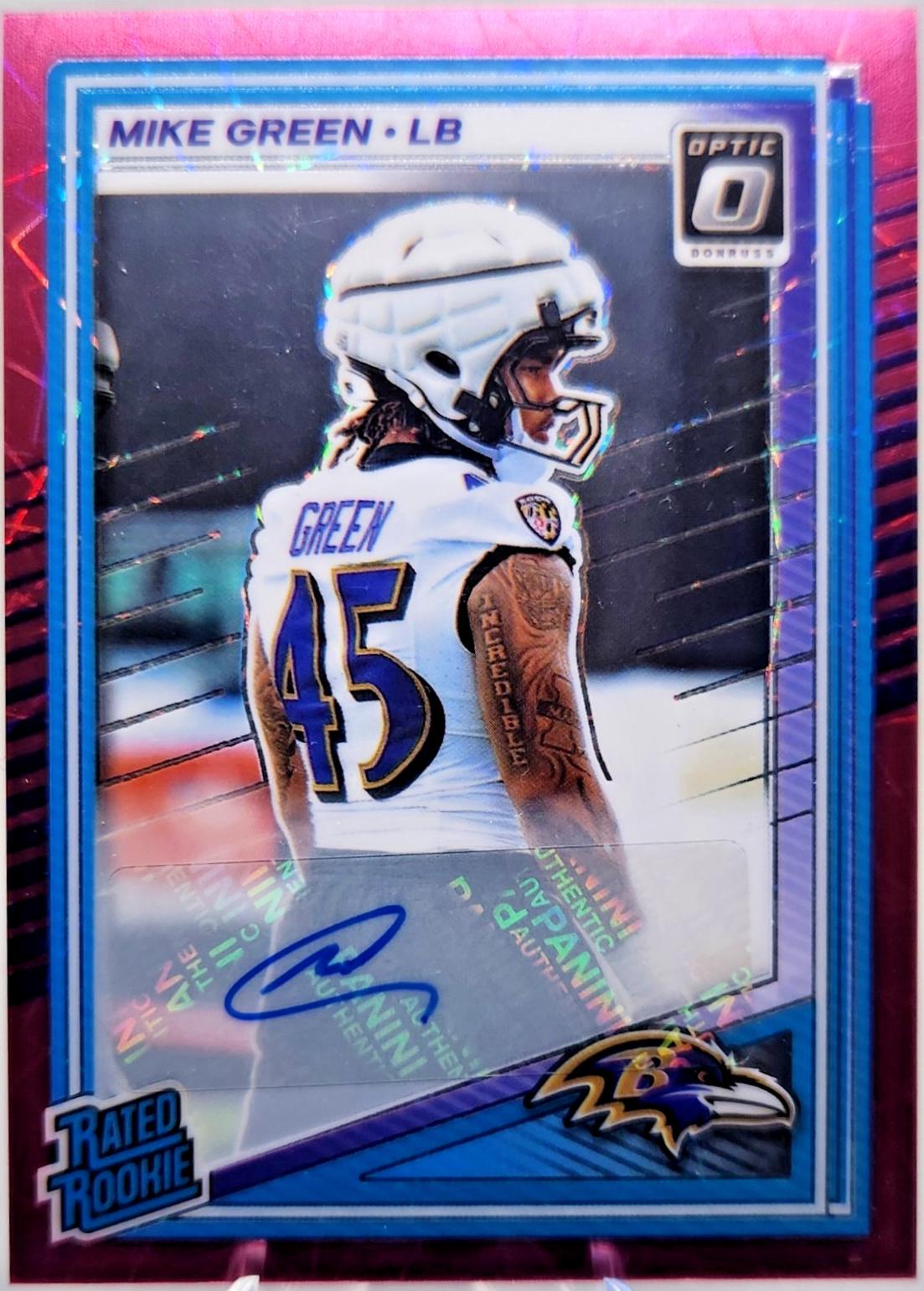 Mike Green [Pink Velocity Autograph] #250