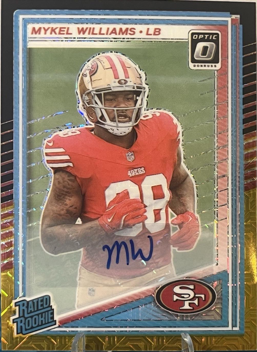 Mykel Williams [Black Gold RPS Autograph] #210