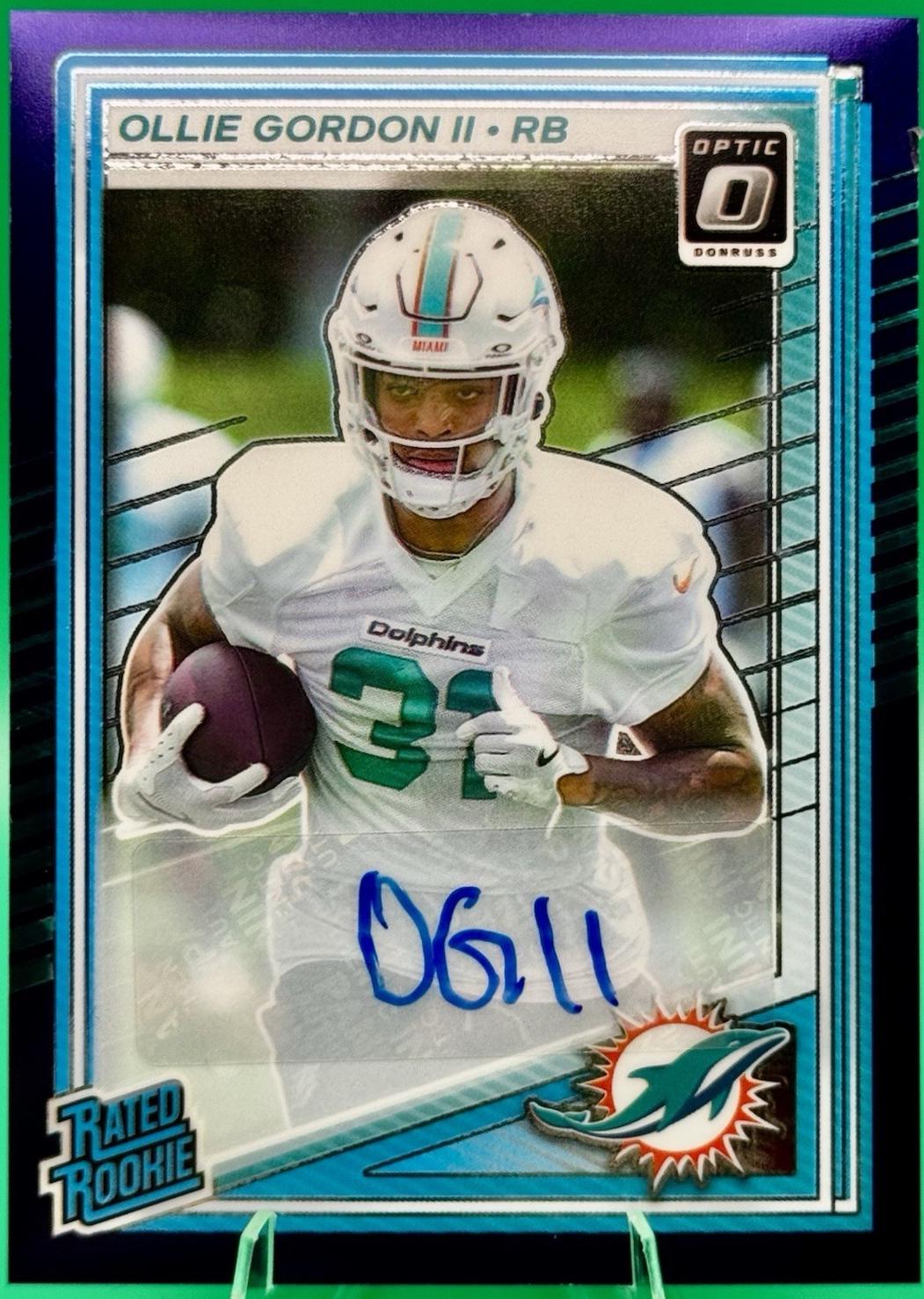 Ollie Gordon II [Purple Stars Autograph] #218