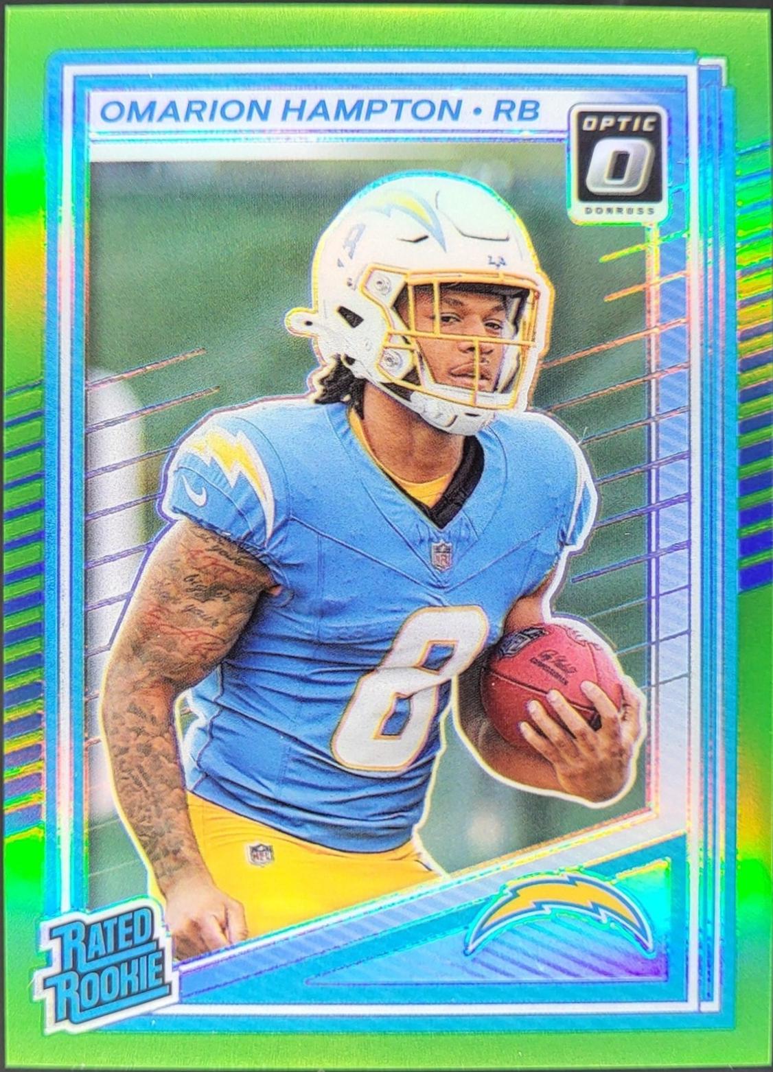 Omarion Hampton [Lime Green] #212