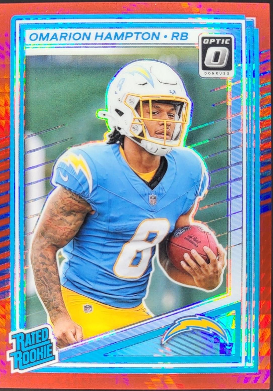 Omarion Hampton [Red Hyper] #212